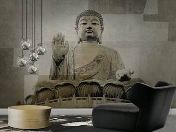 BUDDAH - Glass-fibre wallpaper by N.O.W. Edizioni - view 2